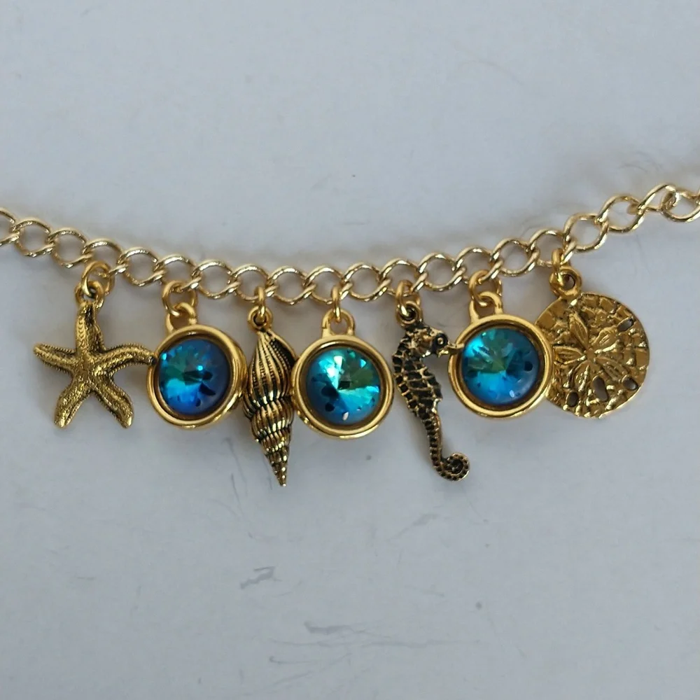 Women's Swarovski crystal seaside bracelet - Picture 4 of 7
